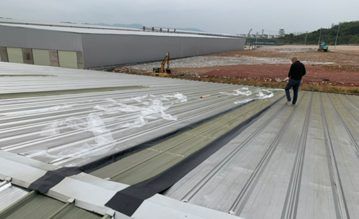 宋洛乡厂房屋面防水维修案例